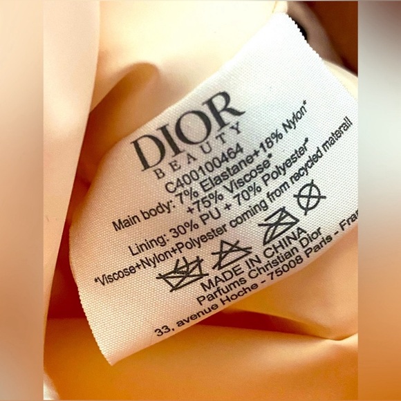 🔥NWOT CHRISTIAN DIORS COSMETIC BAG PINK CHAIN CROSSBODY BAG - Picture 8 of 10